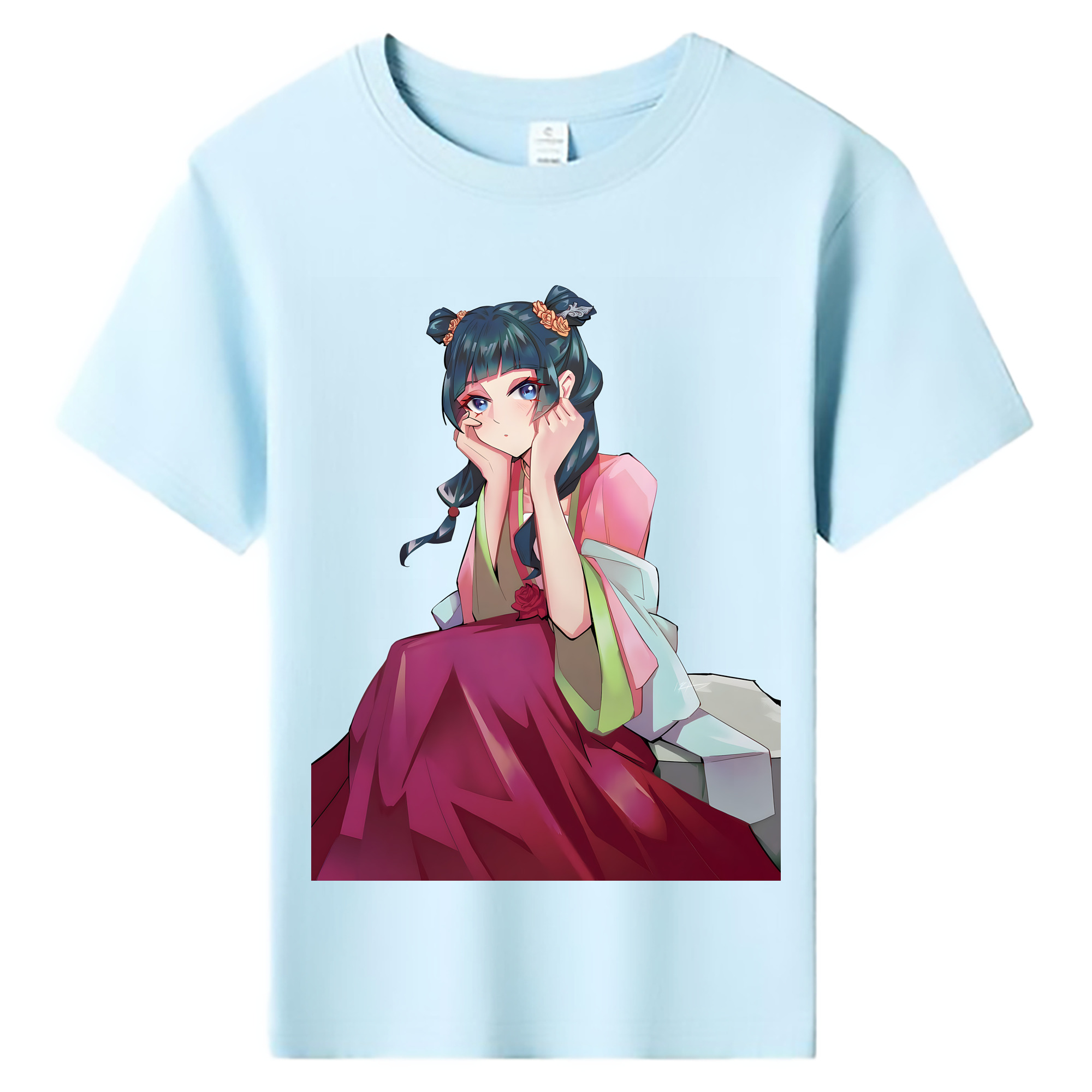 （画像用） 薬屋のひとりごと The Apothecary Diaries 綿100％キッズTシャツ（フロントプリント）